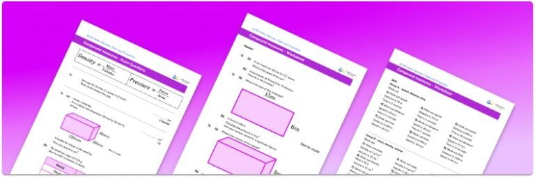 Compound Measures Gcse Maths Steps Examples