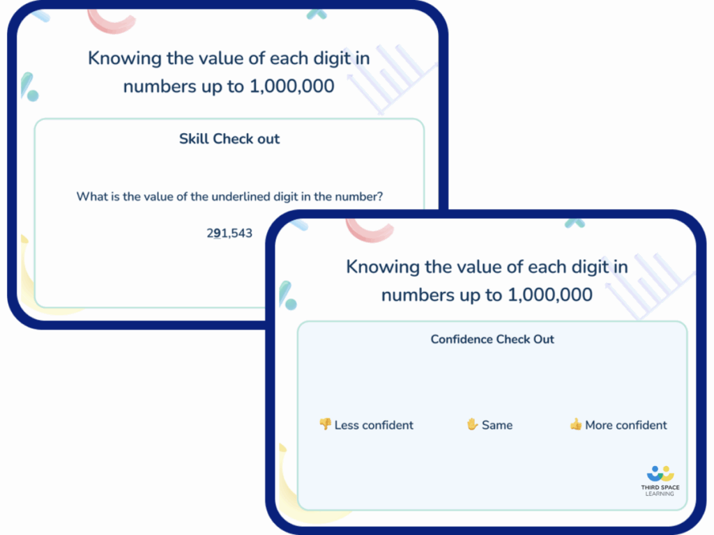 Skill Check Out and Confidence Check Out