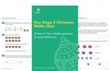 Key Stage 2 Christmas Maths Quiz