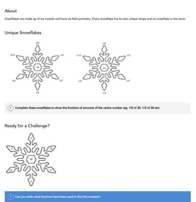 Christmas maths worksheets, year 6 picture