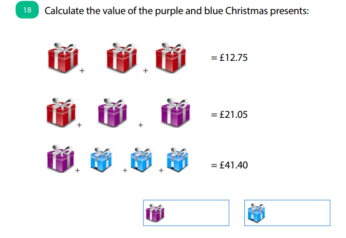 Question 18 of our KS2 Christmas Maths Quiz