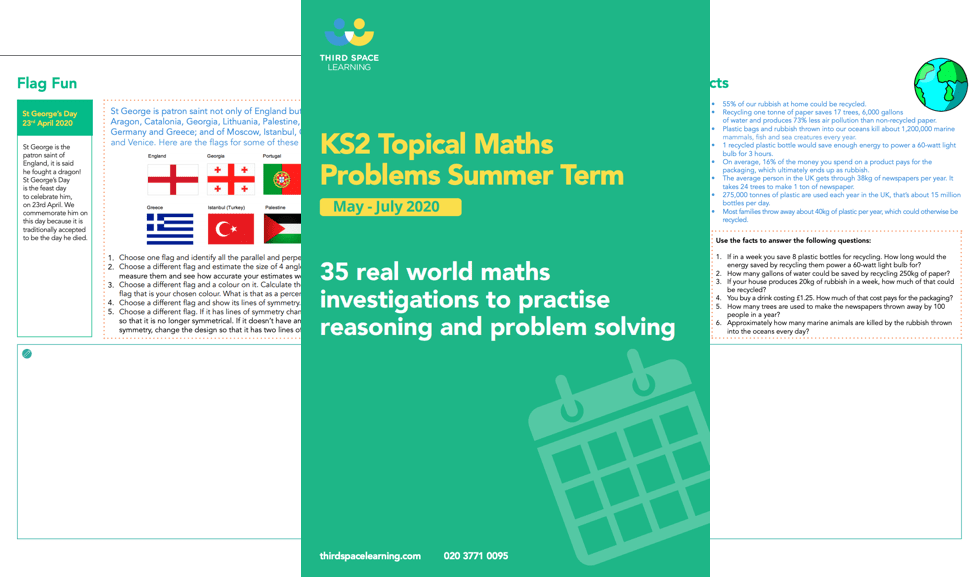 KS2 Topical Maths Problems for Summer Term