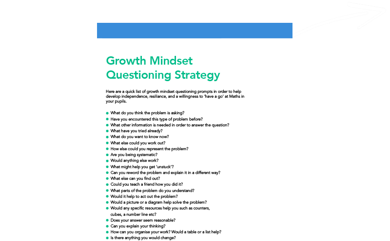 Growth Mindset Questioning Strategy