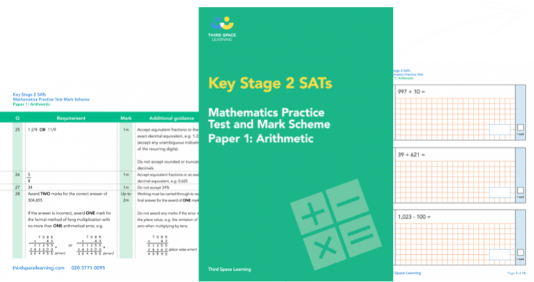 [FREE] KS2 Maths SATs Arithmetic Practice Paper (Pack 1)