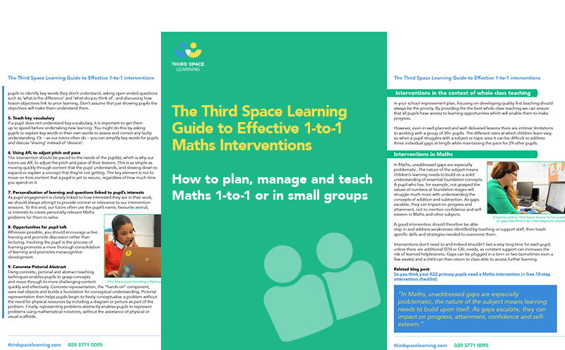 third space learning problem solving