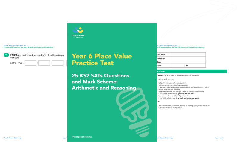 KS2 SATs Questions: Place Value