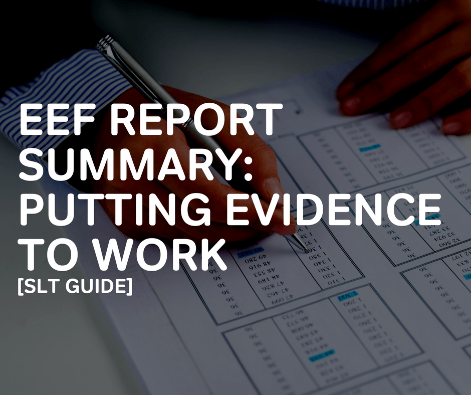 Eef Putting Evidence To Work Report [slt Summary]