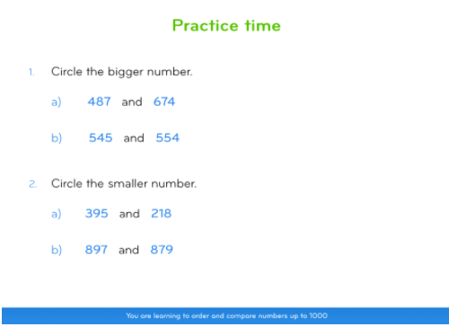 metacognition in the classroom: Lesson slide on practice time