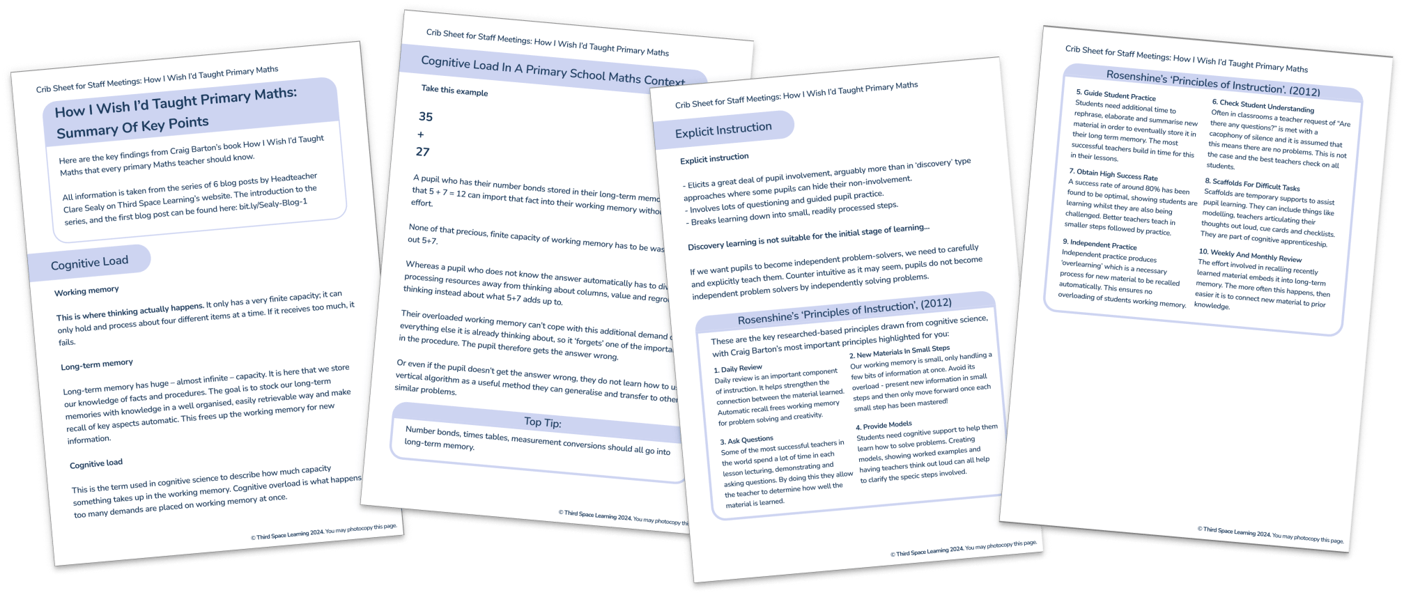 Cognitive Load Theory In The Classroom: How I Wish I’d Taught Maths (1)