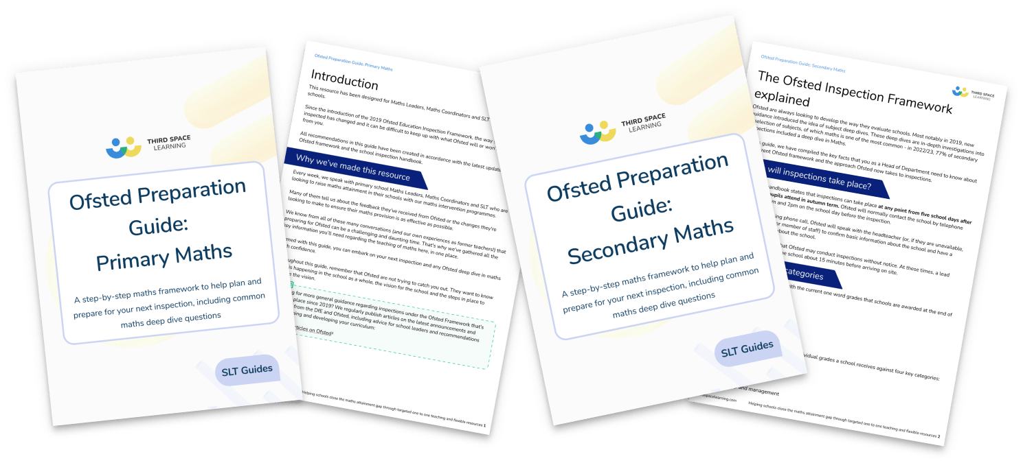 Teachers’ Guide To  The Ofsted Maths Research Review 2021
