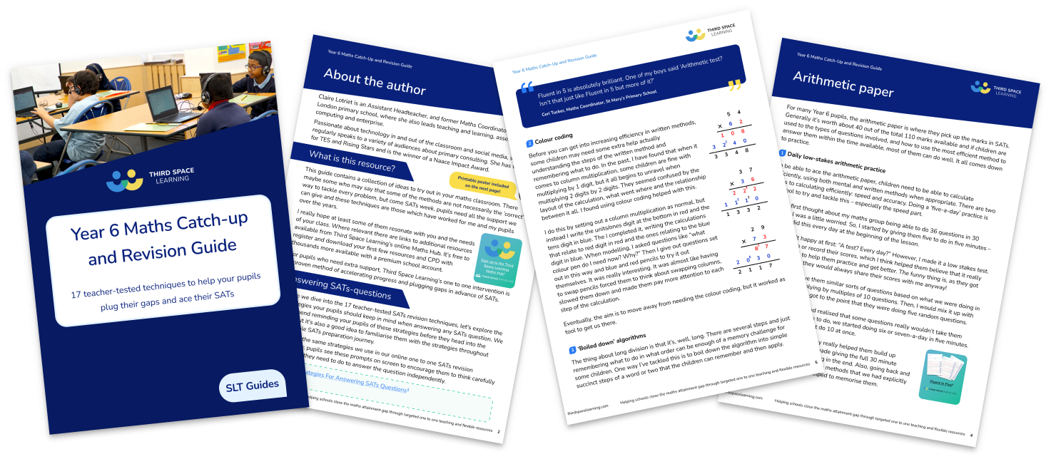 Maths Boosters For SATs: How To Get The Most Out Of Maths Revision For Your Year 6 Pupils
