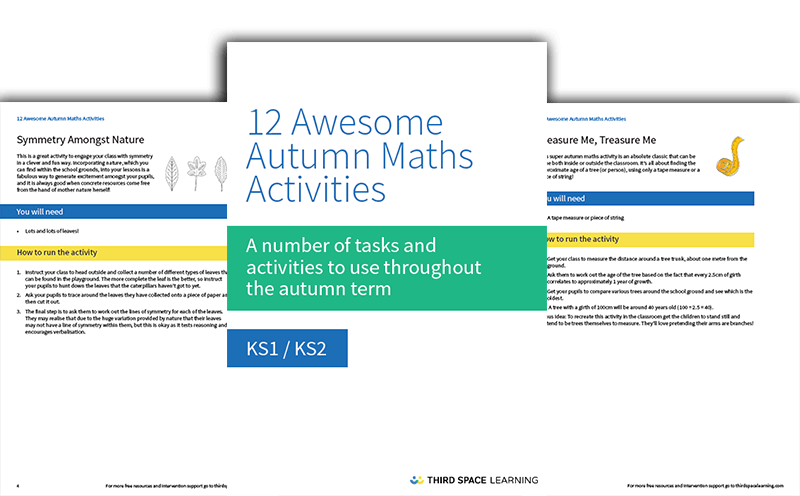 12 Awesome Autumn Maths Activities For KS2 Pupils