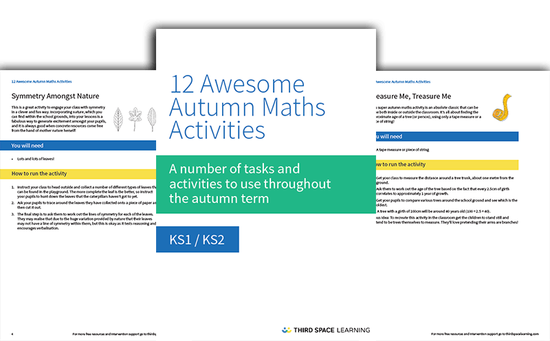 12 Awesome Autumn Maths Activities For KS2