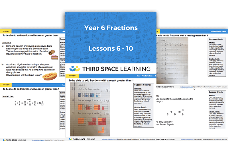 Year 6 Fractions Week 2