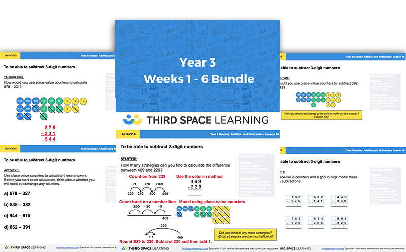Year 3 Weeks 1 - 6 Bundle