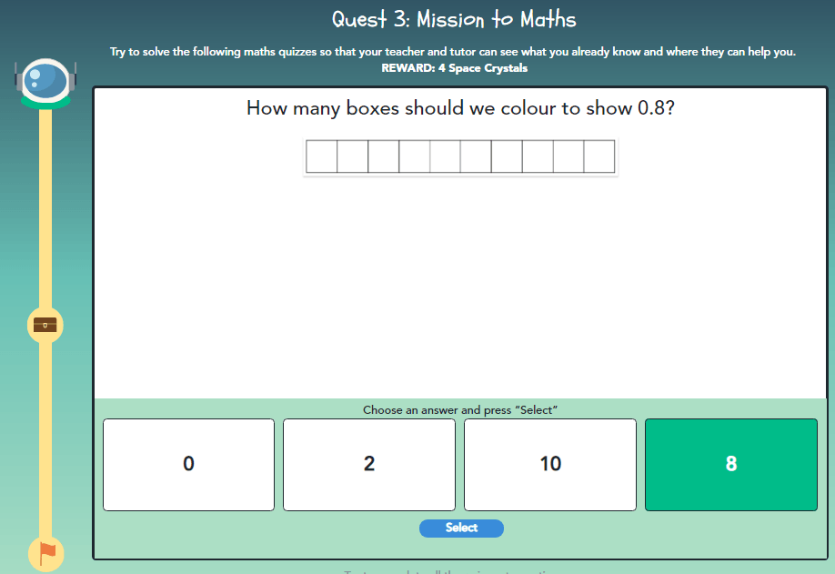 Initial assessment example: mission zero
