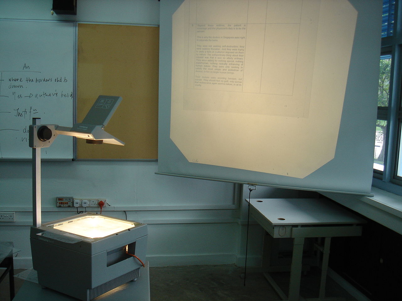 Educational Technology - Overhead Projector