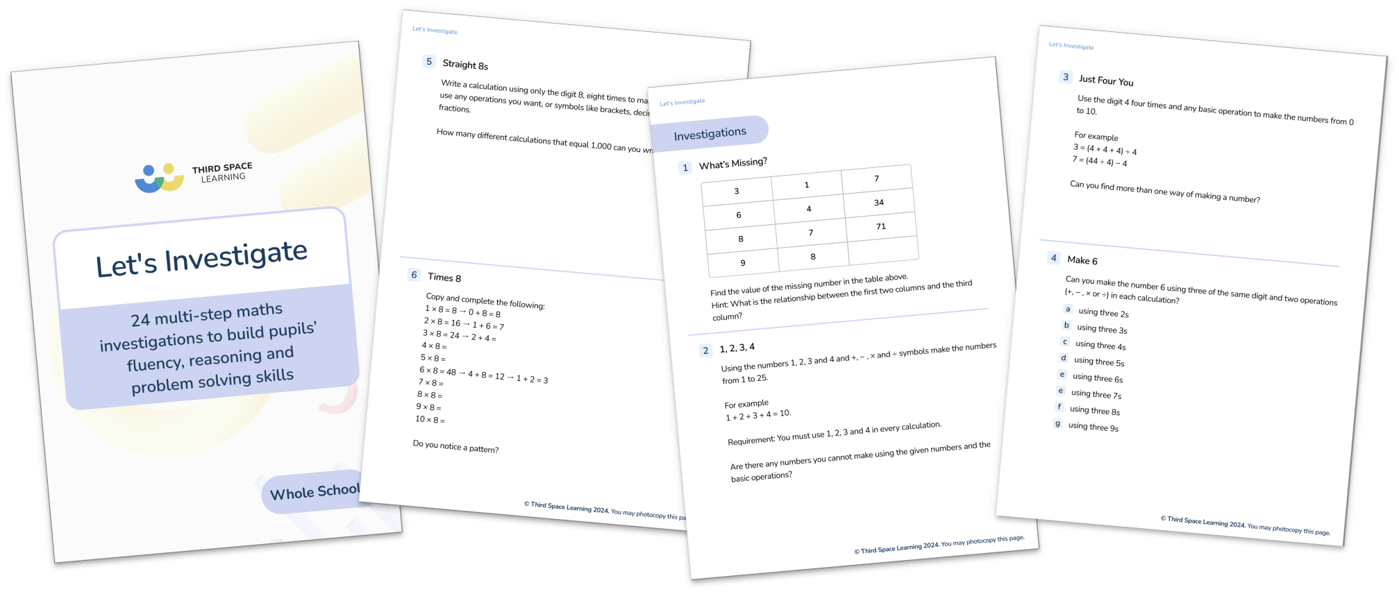 Let’s Investigate (KS2 Maths)