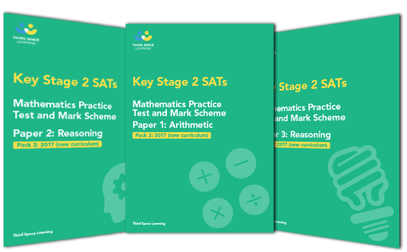 KS2 Maths SATs Practice Papers Set Of 3 Pack 2, Third Space Learning