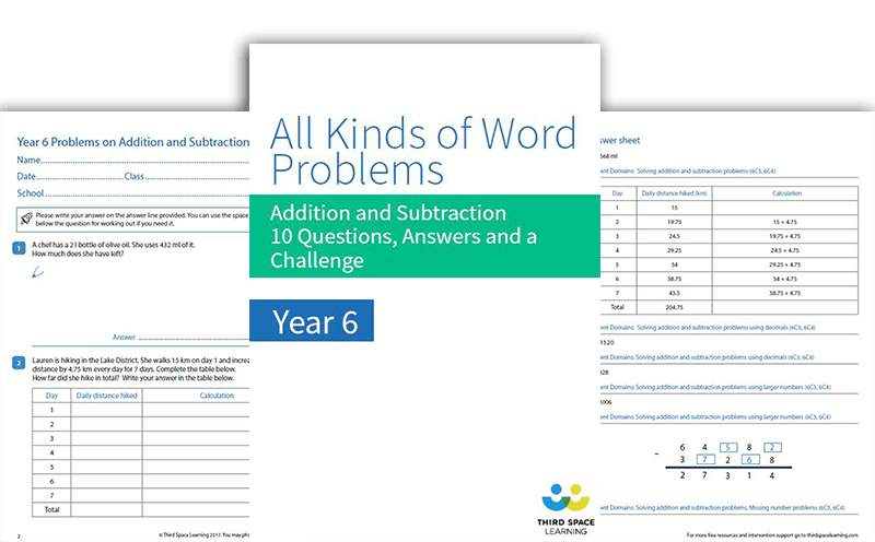 All Kinds of Word Problems Addition and Subtraction