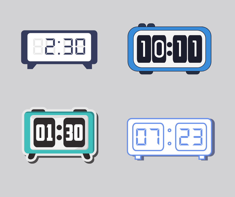 digital clocks