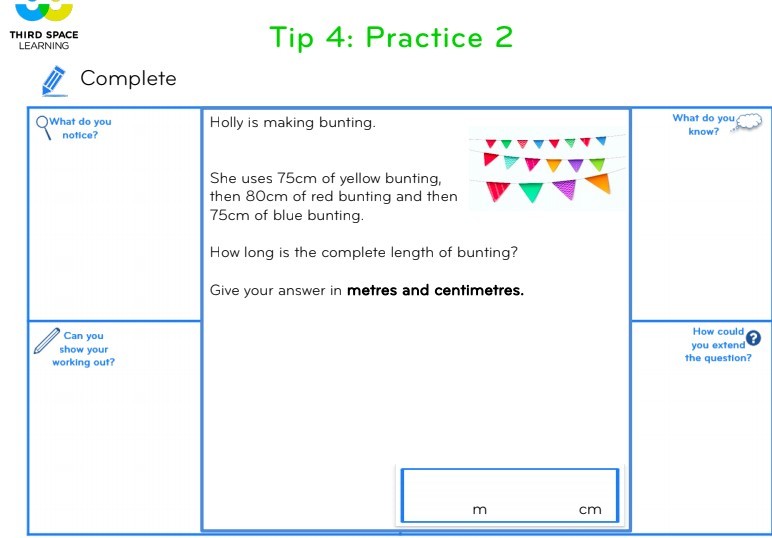 sats practice question example
