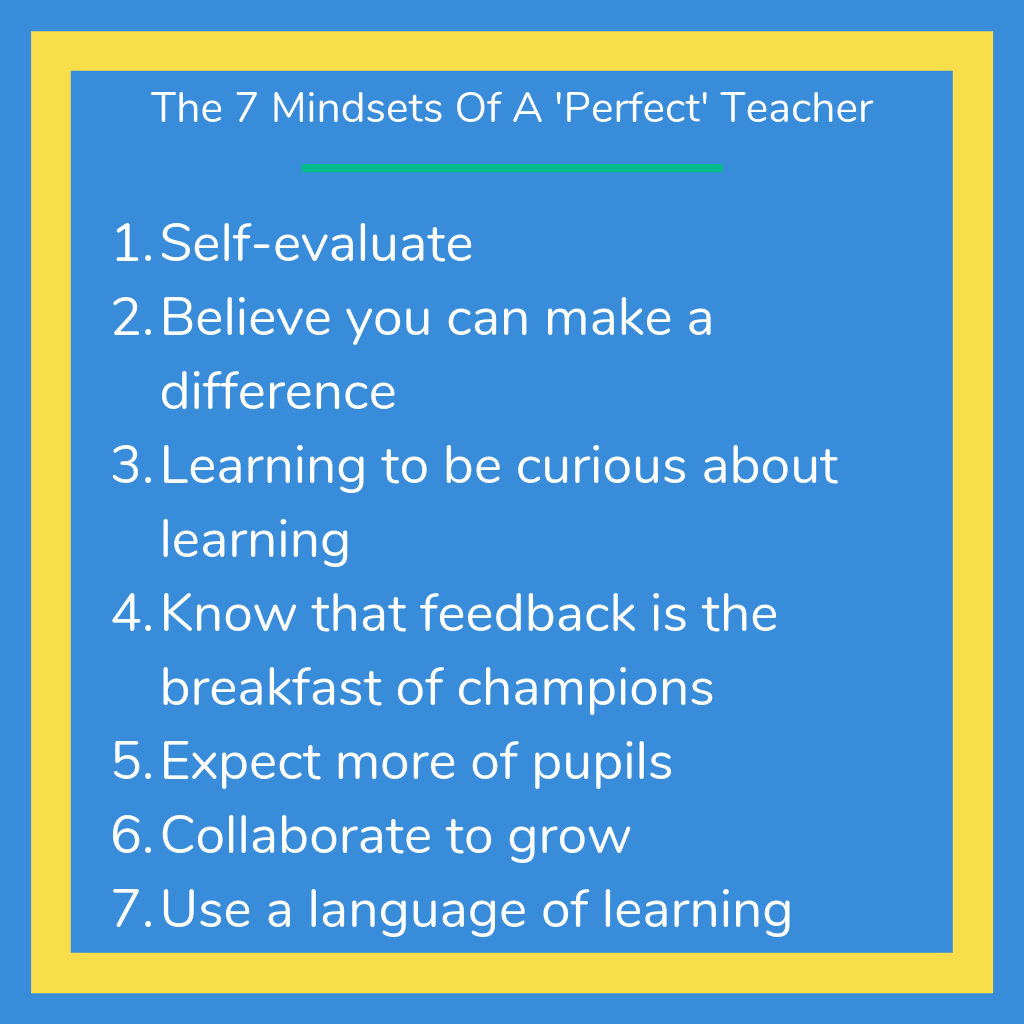 The 7 Mindsets Of A 'Perfect' Maths Teacher
