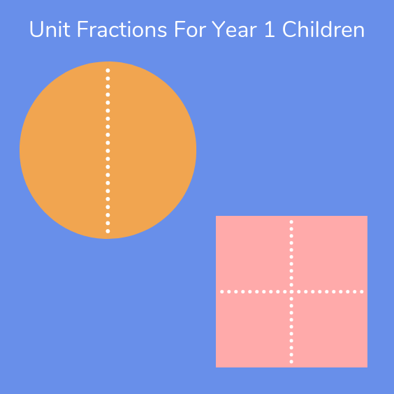 Unit fractions for year 1 pupils