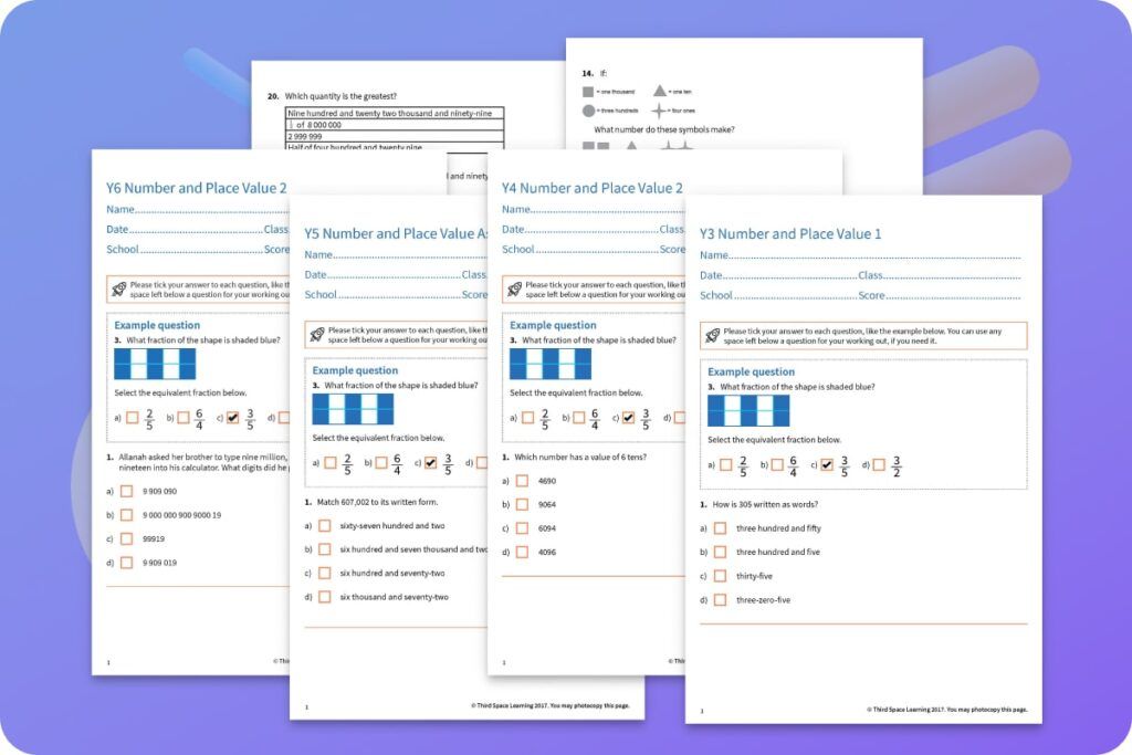 Diagnostic assessments Year 1-6