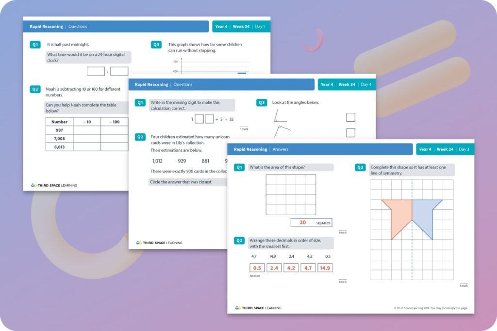 Rapid Reasoning, Year 4 