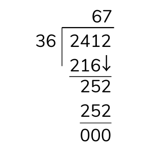 Grade 7 Long Division Sums - Know that the decimal form of ...