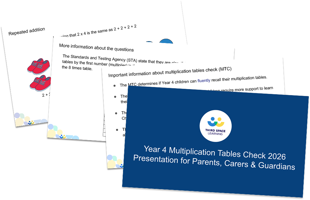 [FREE] Year 4 Multiplication Tables Check Presentation for Parents