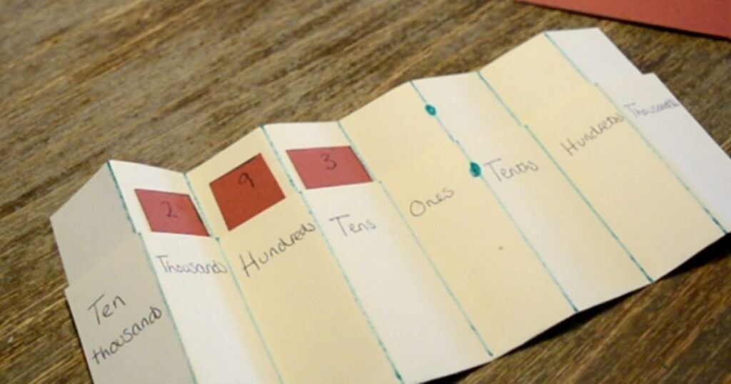 The Best Place Value Chart Ever: Your Free Printable Place Value Accordion