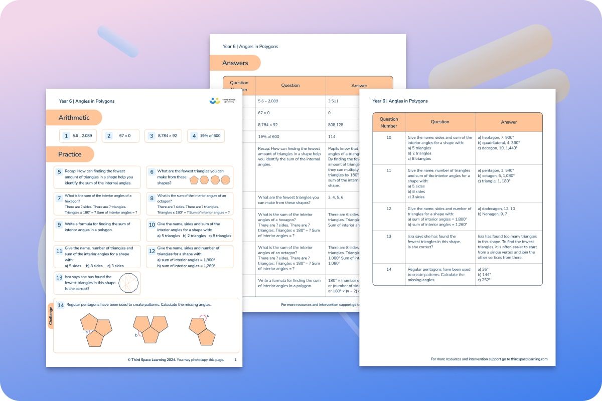 Free Year 6 Maths Worksheets