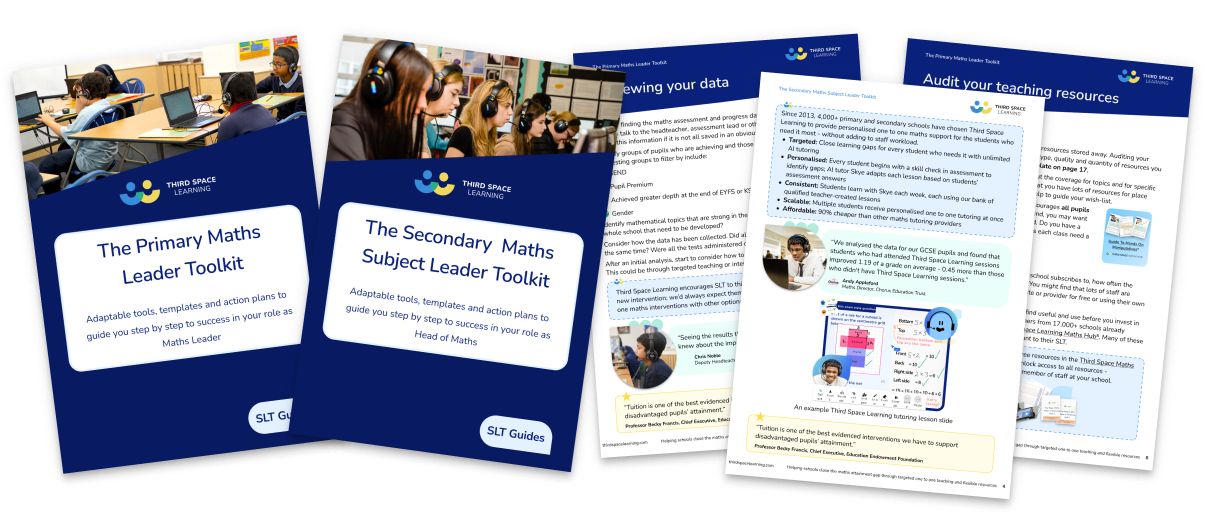 Maths Subject Leader Toolkit