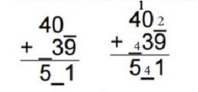 addition and subtraction missing numbers question