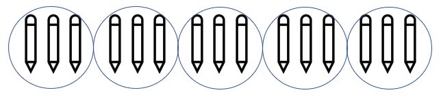 multiplication ks2 pencils example