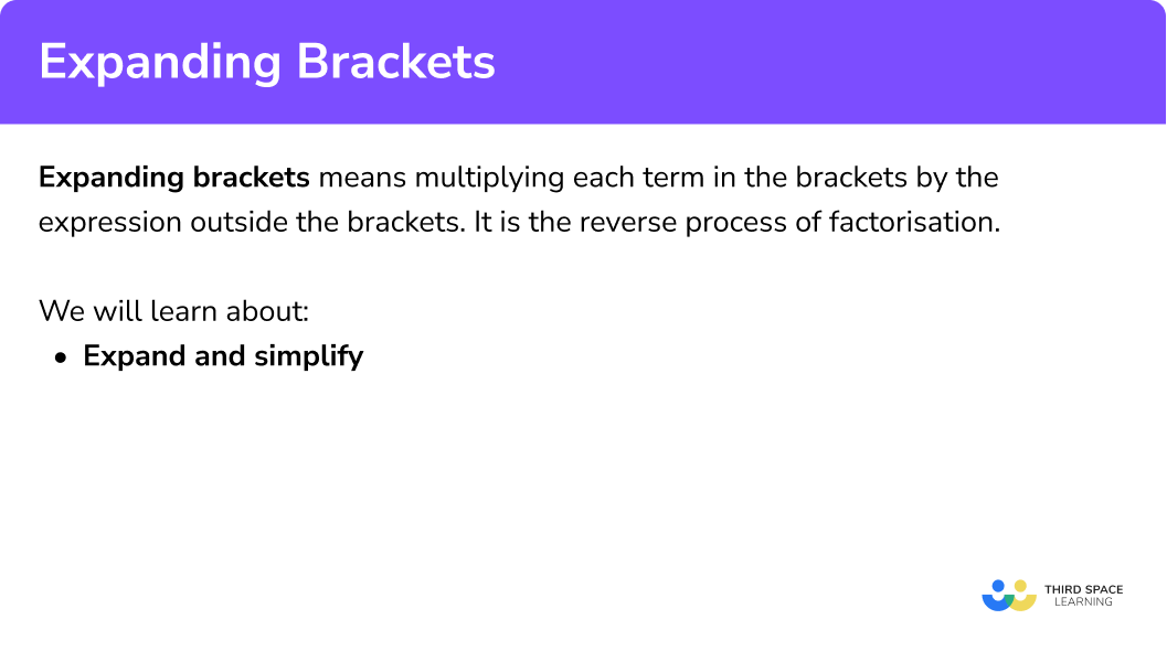 How to expand brackets