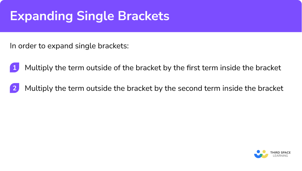 How to expand single brackets