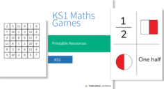 KS1 Maths games printables