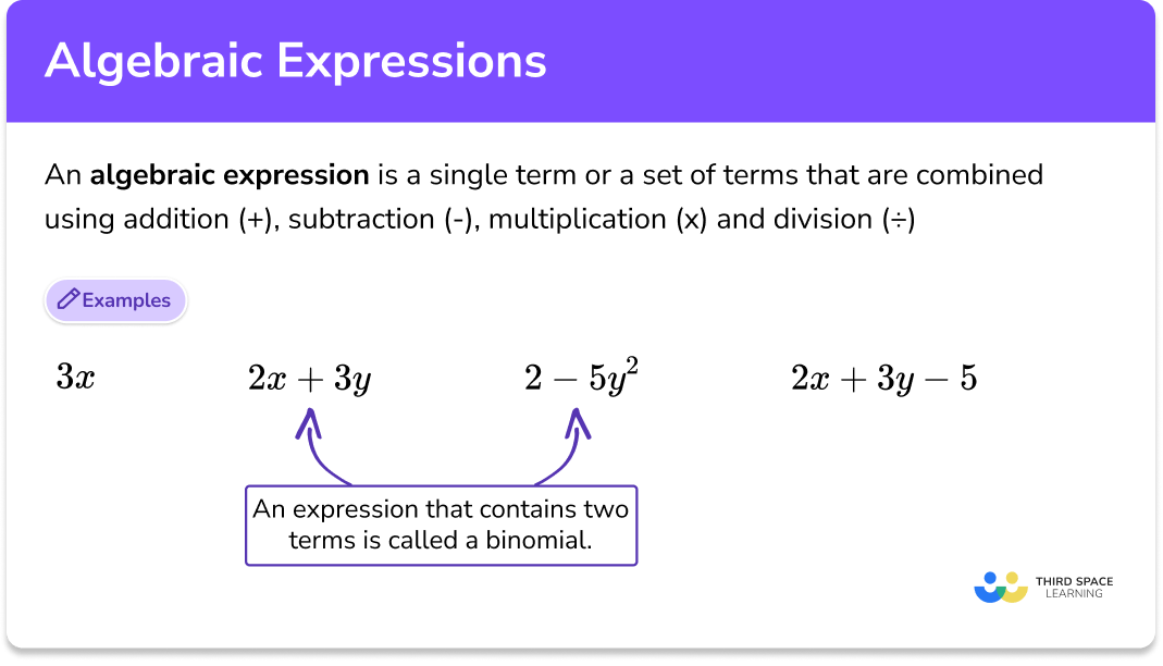 Algebraic expressions