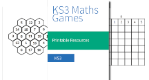 KS3 Maths Games Printables