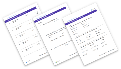 Rearranging Equations worksheets