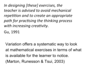 variation theory researchers