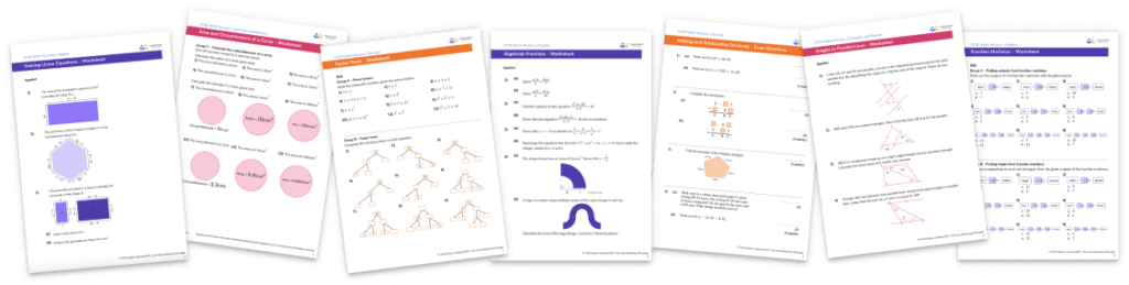 Area Of Compound Shapes Worksheet GCSE Maths [FREE] - Third Space Learning