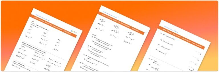 Squares Cubes And Roots Worksheet - GCSE Maths [FREE] - Third Space ...
