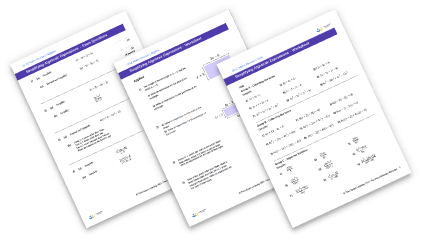 Simplifying expressions worksheets