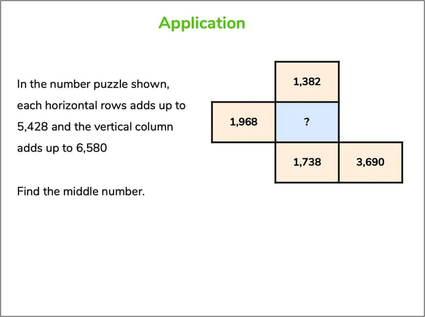 Application question KS2