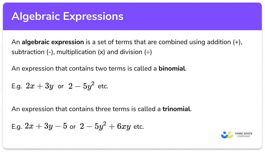 Algebraic expressions