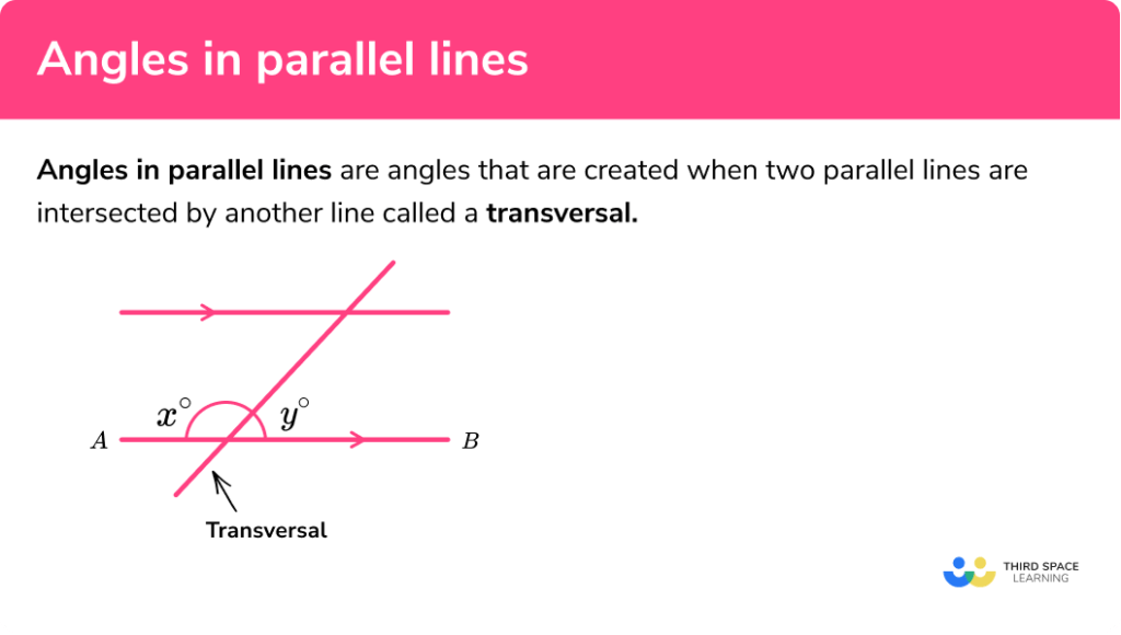 Angles In Parallel Lines - GCSE Maths - Steps & Examples